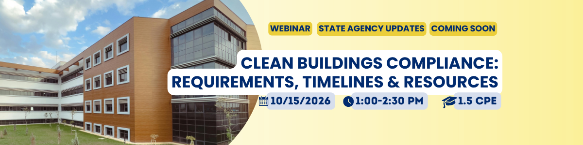 Clean Buildings Compliance: Requirements, Timelines & Resources (10.15.26) Image