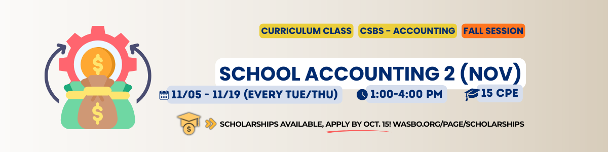 2026 School Accounting 2 - Online (Nov) Image